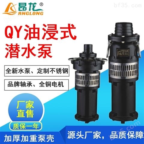 现货供应QY潜水泵油浸式水泵 大流量高扬程