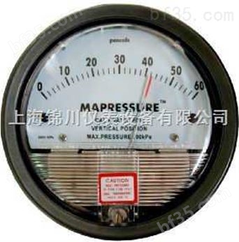 TEA-10000pa （D2000-10kpa）指针差压表/微差压表 /空气差压计/压差计/风压仪